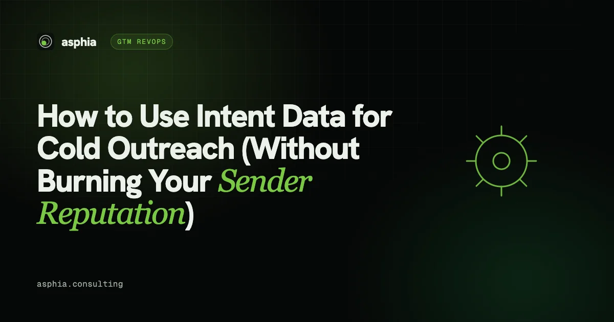 How to Use Intent Data for Cold Outreach (Without Burning Your Sender Reputation)