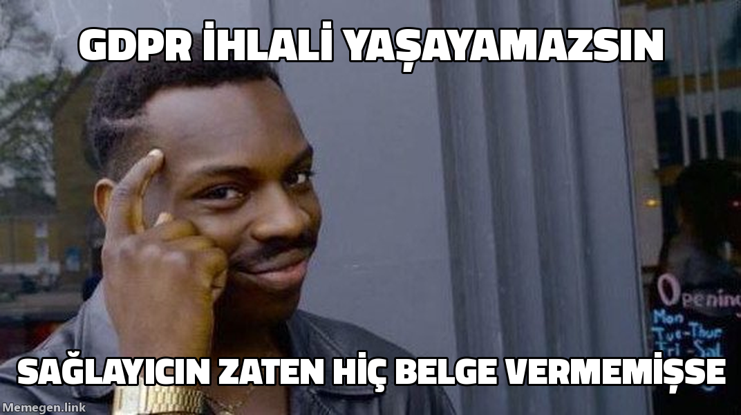 GDPR belgesi olmayan sağlayıcıdan veri satın almayı "sorun yok" diye geçiştiren rollsafe memi